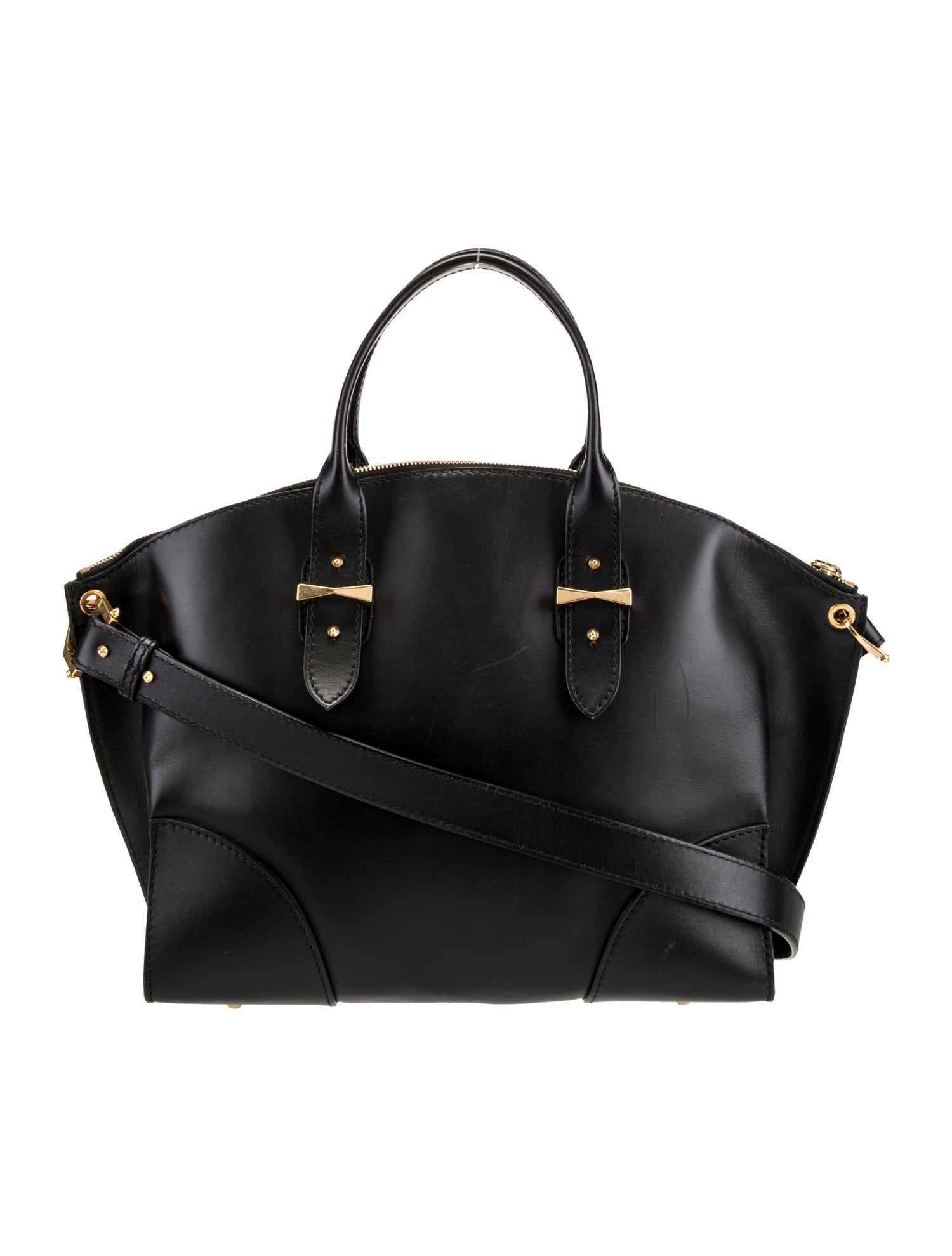 Alexander McQueen Leather Top Handle Bag